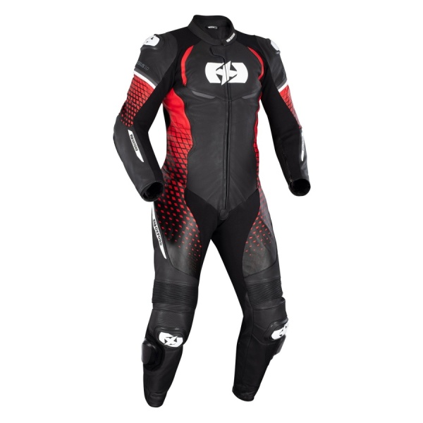 Oxford Nexus 1.0 Leather MS Suit Blk/Red